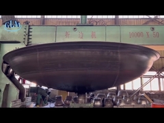 Q345r 2600mm Testa ellissoidale Vaso di pressione in acciaio inossidabile Fine a piatto 58mm