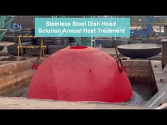 L'iso del PED di ASME BV ha certificato lo spessore emisferico del diametro 50mm della testa 3800mm