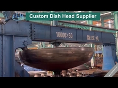 Testa di piatto ellittica industriale, di acciaio al carbonio