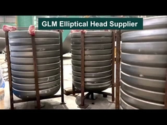 Asme 1000cm 2 a 1 testa ellittica in acciaio inossidabile