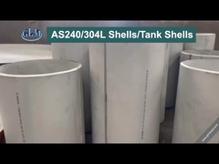 SS304 cilindri di acciaio laminato lamiere di acciaio inossidabile per l'industria chimica