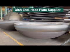 Testa di serbatoio in acciaio al carbonio, fine di serbatoio chimico