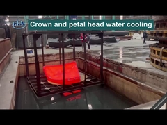 Capi serbatoio segmentati in acciaio al carbonio, Capi piatto emisferici