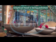 Testate bombate in acciaio al carbonio, testa ellittica