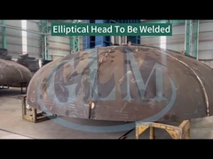 Testa ellittica in acciaio al carbonio da saldare