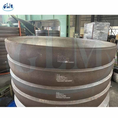 Q235 89mm 100mm Acciaio al carbonio torisferico Testa semi-ellittica per raccordi per tubi
