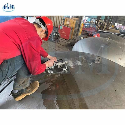 Spessore ellittico del diametro 76mm delle teste 8000mm di 2:1 del certificato SA537 di ASME