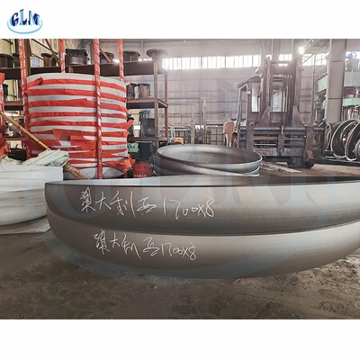 Testa ellittica dei semi personalizzabili del acciaio al carbonio con il diametro di spessore 1700mm di 8mm