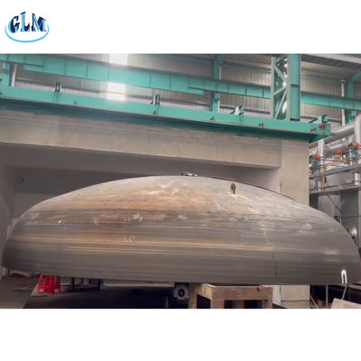 Spessore 5-300 mm Pressione a caldo a freddo Asme Cappuccio ellittico della testa