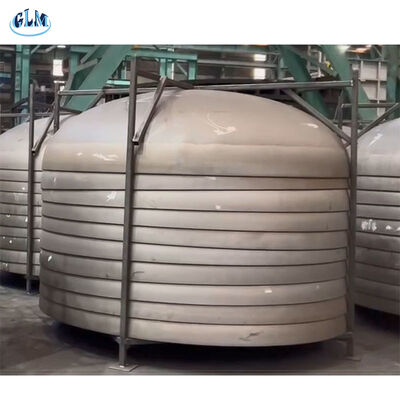 Testa di piatto ellittica certificata ISO9001 con spessore 2-300 mm e rapporto di riduzione del 10% per vasi a pressione