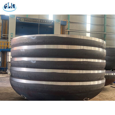 Testa di piatto ellittica con ispezione UT e rapporto di riduzione del 10% per recipienti a pressione elevata fino a 10000 mm