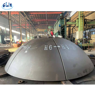 Sa516 Gr70 100 mm Tonte di serbatoi emisferici ASME in acciaio inossidabile