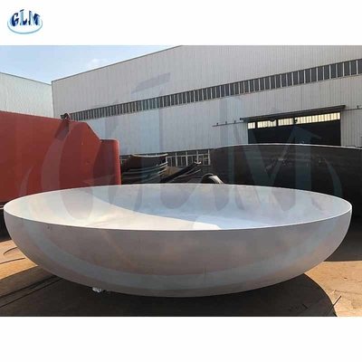 SS316L ASME 89mm Testa di piatto ellittica Vaso a pressione Cupola Fine GB