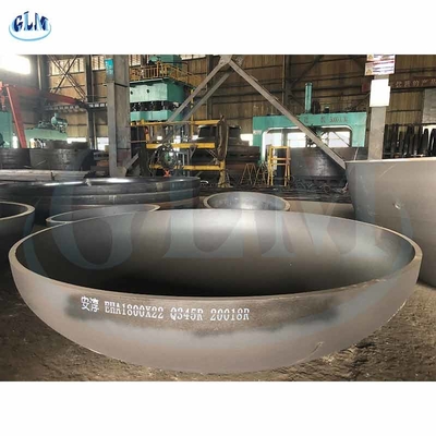 Q345R 1800 mm Diametro 300 mm Spessore Vaso a pressione Testa a piatto Fabbricazione