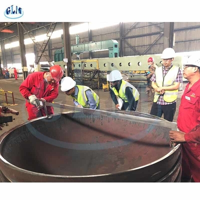 Teste sferiche in acciaio inossidabile da 89 mm a 200 mm Testa semi-elissoidale per petrolio