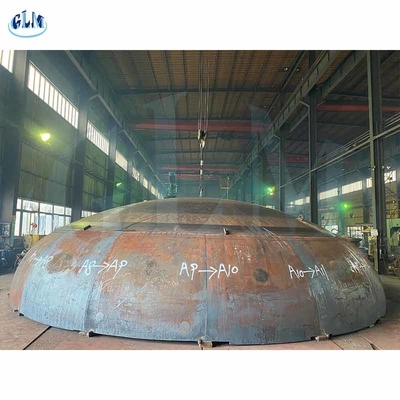 Q235B SS304 800mm Tonte di serbatoio emisferiche che formano l'emisfero in acciaio