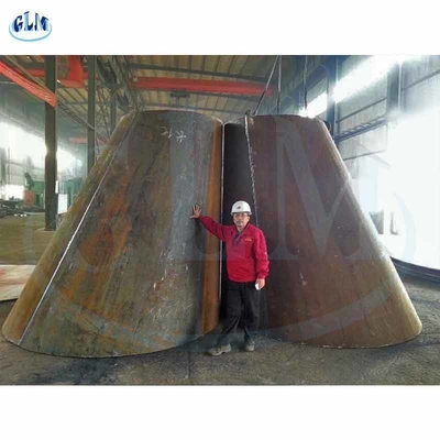 PED 300mm 89MM cilindro Testa del serbatoio conico Corone raggio di piatto metallico ellissoidale