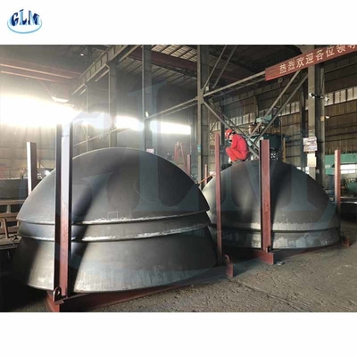 SA516 Gr70 89mm Testa a pressione emisferica Vaso terminale Cappa Semiemisfero tubo di tornitura