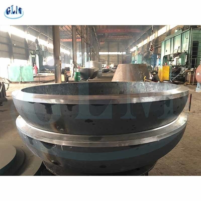 BQ Vaso a pressione ellittico da 350 mm Conchiusioni di tubi in acciaio saldate Resistenza al riscaldamento 10000 mm