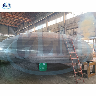 estremità servita ellissoidale del diametro di 6500mm con il rapporto di rapporto di riproduzione di 10%