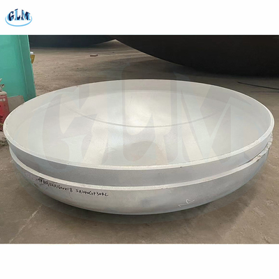 Testa di recipiente in acciaio inossidabile di diametro 3400 mm, fine del piatto ellittico