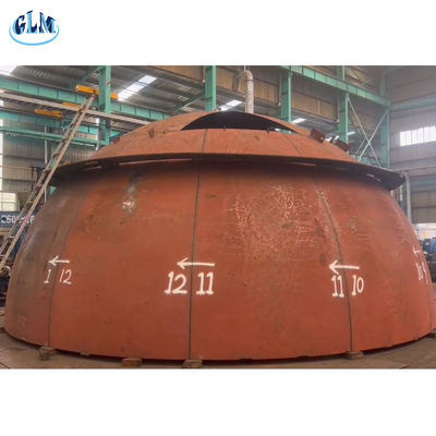 Testate emisferiche divise personalizzate per apparecchiature ad alta temperatura nell'industria petrolifera e del gas