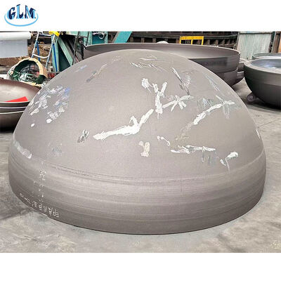 Testata emisferica segmentata ad alta resistenza alla pressione, spessore 2-300 mm, per recipienti industriali