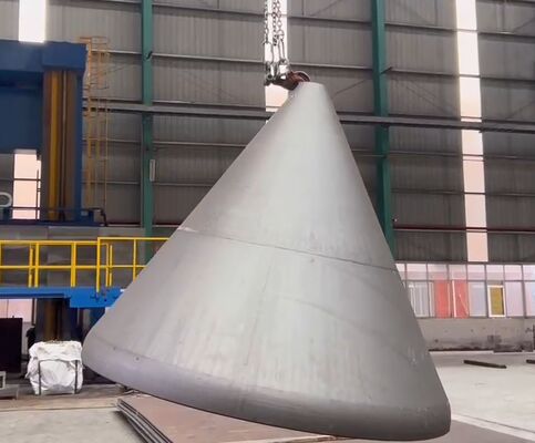 Teste di serbatoi coniche industriali con tecnologia di rivestimento in sovrapposizione, pressatura a caldo e a freddo, certificate ASME per vasi a pressione