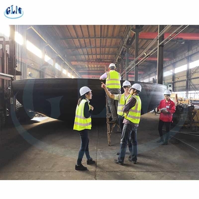 304H Testa a piatto ovale ellissoidale dimensioni standard di testa a fianchi e piatto